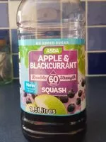 入っている砂糖の量 No Added Sugar Apple & Blackcurrant Squash Litres