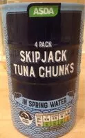 चीनी की मात्रा Asda Skipjack Tuna Chunks