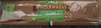 Jumlah gula yang masuk Wholewheat spaghetti
