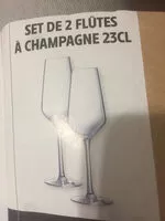 Zuckermenge drin Flûte à champagne