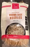 Amount of sugar in Brown rice noodle