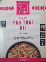 中的糖分和营养成分 Thai taste