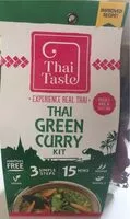 Quantité de sucre dans Thai Green Curry Kit