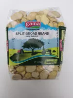 Suhkru kogus sees split broad beans