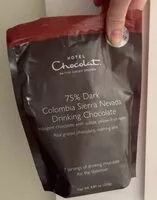 Suhkru kogus sees 75% Dark Colombia Sierra Nevads Drinking Chocolate