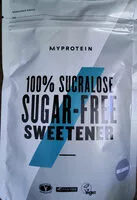 Количество сахара в Sucralose - Unflavoured - 100G