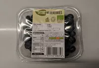 Quantité de sucre dans Organic blueberries