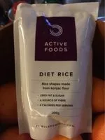 Amount of sugar in Diet Rice