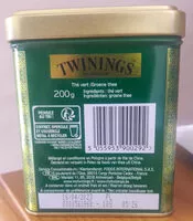 Sucre et nutriments contenus dans Twinings