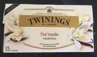 入っている砂糖の量 Thé Vanille x 25 sachets