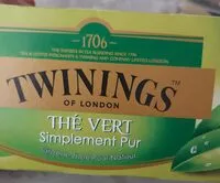 入っている砂糖の量 Thé vert
