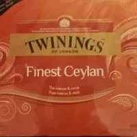 Zuckermenge drin Thé Finest Ceylan