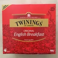 Quantité de sucre dans Original English Breakfast