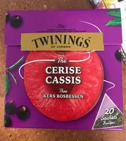 Sucre et nutriments contenus dans Twinnings