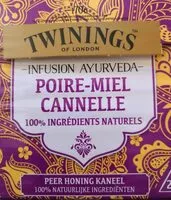 入っている砂糖の量 Infusion ayurveda poire miel cannelle