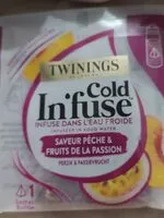 Quantité de sucre dans Cold infuse saveur pêche passion