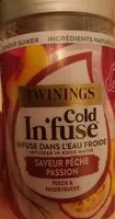 Sucre et nutriments contenus dans Twinings of london