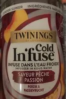 Quantité de sucre dans Cold in'fuse saveur pamplemouse orange