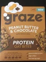 चीनी की मात्रा Peanut Butter & Chocolate Protein Oat Bites 4 x (120g)