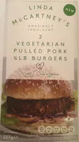 Suhkru kogus sees Vegetarian pulled pork 1/4lb burger