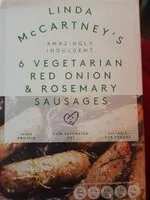 Suhkru kogus sees Vegetarian Red Onion & Rosemary Sausage