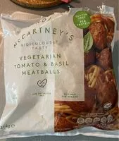 Frozen vegaterian meatballs