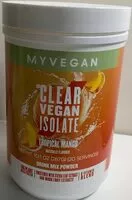 Amount of sugar in Clear Vegan Isolate - Tropical Mango