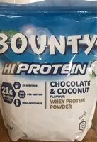入っている砂糖の量 Bounty hi protein