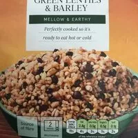 Suhkru kogus sees BULGUR WHEAT, GREEN LENTILS & BARLEY