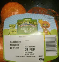 Gula dan nutrisi di dalamnya Asda garden gang