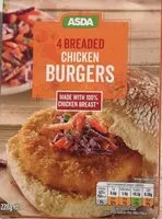 Suhkru kogus sees Chicken burgers