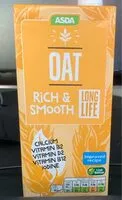 Sokerin määrä sisällä Oat milk rich & smooth - Long life
