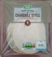 Jumlah gula yang masuk Thick sliced chicken breast