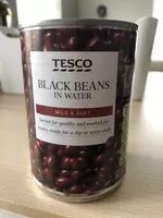 Amount of sugar in Black Beans in Water