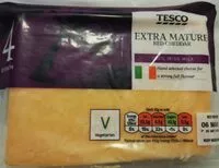 Quantité de sucre dans Extra mature red cheddar