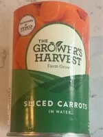 Jumlah gula yang masuk Sliced carrots in water