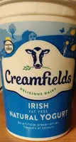 Количество сахара в Irish fat free natural yogurt