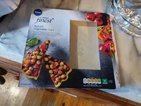 Zuckermenge drin spiced vegetable tart