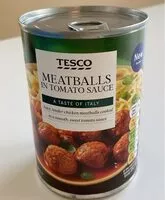 Amount of sugar in Meatballs in tomato sauce