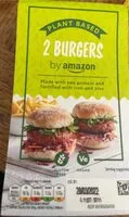 Sokerin määrä sisällä Plant based burger