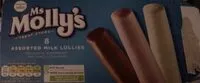 Suhkru kogus sees Ms Molly’s assorted milk lollies