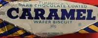 Caramel wafer biscuit