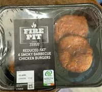 Suhkru kogus sees firepit chicken burgers