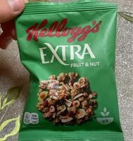 Jumlah gula yang masuk Kellogg’s extra fruit & nut