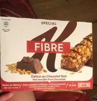 चीनी की मात्रा Kellogg's SPK FIBRE CHOCO DARK (4x2