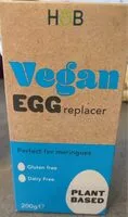 Zuckermenge drin Vegan egg replacer