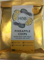 Suhkru kogus sees Pineapple Chips