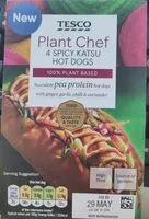 入っている砂糖の量 Plant Chef Vegan Spicy Katsu Hot Dogs