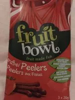 Sucre et nutriments contenus dans Fruit bowl and peelers