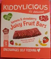 चीनी की मात्रा Banana & Strawberry Juicy Fruit Bars